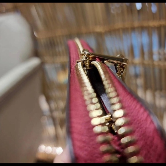 NWT COACH Long Zip Around Wallet In Signature Canvas With Ornament Print - Picture 8 of 11